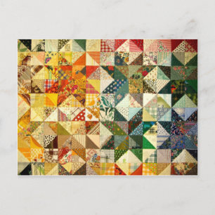 Carte Postale Belle Patchwork