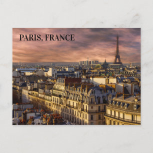 Carte Postale Belle photo Paris France Skyline Tour Eiffel
