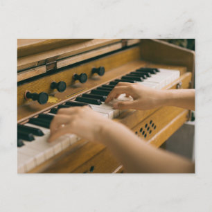 Carte Postale Belle Piano