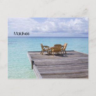 Carte Postale Belle plage aux Maldives