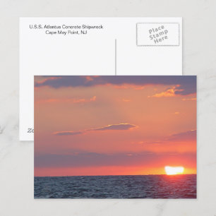 Carte Postale Belle plage de Sunset, Cape May, NJ