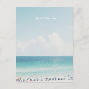 Carte Postale Belle plage Photographie Cool Blue Ocean Skies