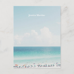 Carte Postale Belle plage Photographie Cool Blue Ocean Skies