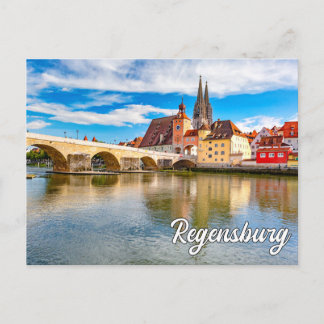 Carte Postale Belle Ratisbonne, Allemagne