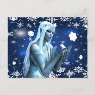 Carte Postale Belle Reine des neiges