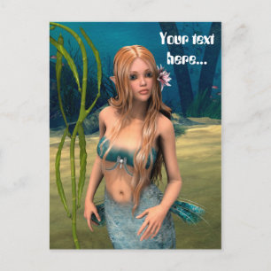Carte Postale Belle Sirène