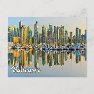 Carte Postale Belle Vancouver, Colombie-Britannique, Canada