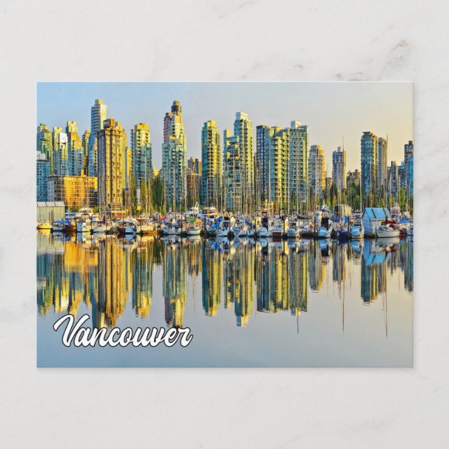 Carte Postale Belle Vancouver, Colombie-Britannique, Canada (Devant)