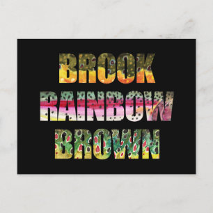 Carte Postale Belles couleurs de 3 truites