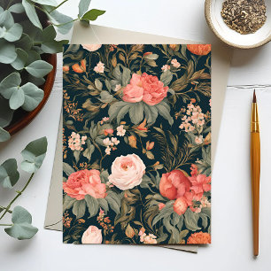 Carte Postale Belles fleurs de rose florales