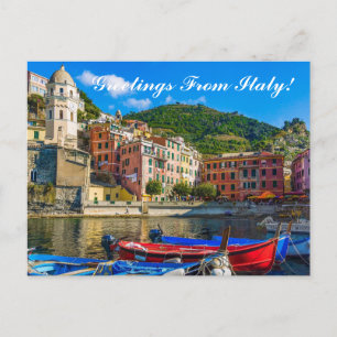 Carte Postale Belles salutations de la mer d'Italie