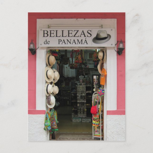 Carte Postale bellezas casquette panama (Devant)