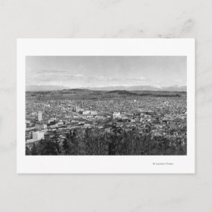Carte Postale Bellingham, WA Vue de la ville depuis Sehome Hill 