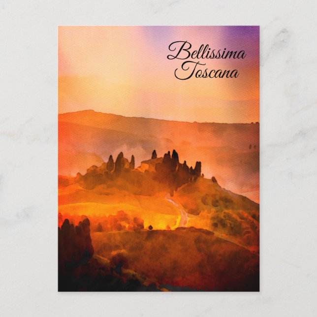Carte Postale ~* Bellissima Toscane Toscane Langue italienne P (Devant)