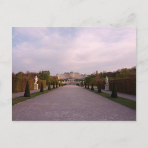 Carte postale Belvedere Gardens Palace Vienne, Aut