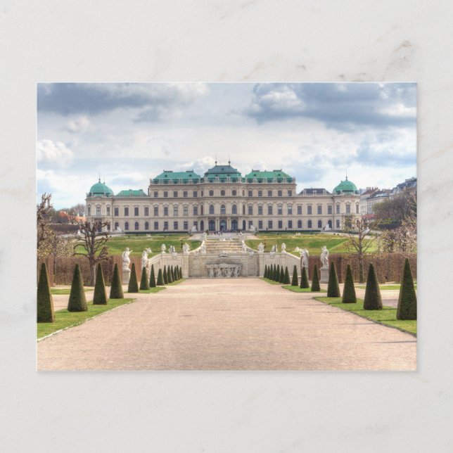 Carte Postale Belvedere Vienne Autriche (Devant)