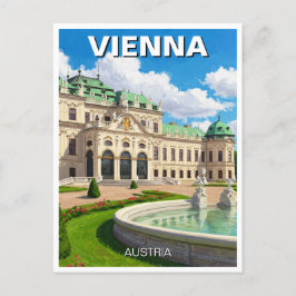 Carte Postale Belvedere Vienne Autriche Voyage