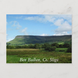 Carte Postale Ben Bulben, Co Sligo Irlande