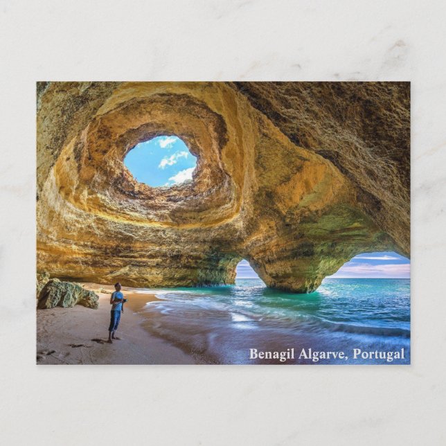 Carte Postale Benagil Algarve, Portugal (Devant)