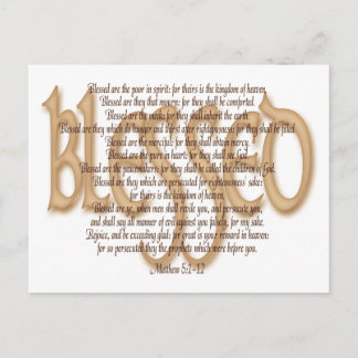 Carte Postale Béni - Béatitudes