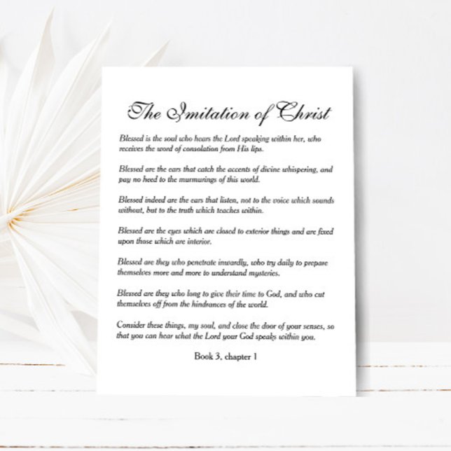 Carte Postale Béni soit l'âme qui entend le Seigneur (Créateur téléchargé)