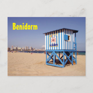Carte Postale Benidorm, playa de Poniente