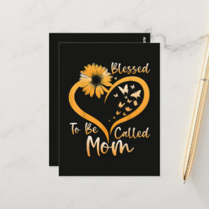 Carte Postale Bénie d'être appelée maman