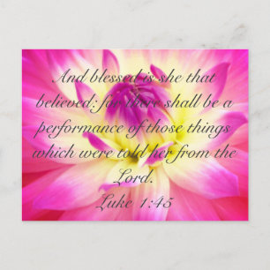 Carte Postale Bénie soit celle qui a cru