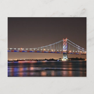 Carte postale Benjamin Franklin Bridge