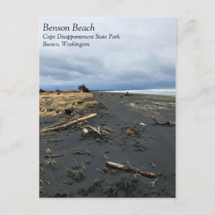 Carte Postale Benson Beach, Cape Disdéception, Washington
