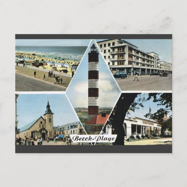 Carte Postale Berck Plage, "Nord-Pas de Calais" (Devant)