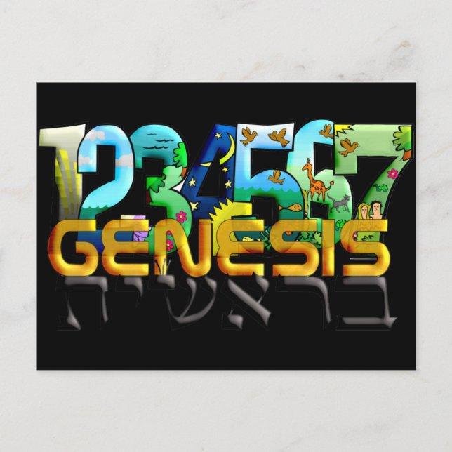 Carte Postale Bereshit (Devant)