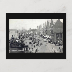 Carte Postale Bergen, Norvège