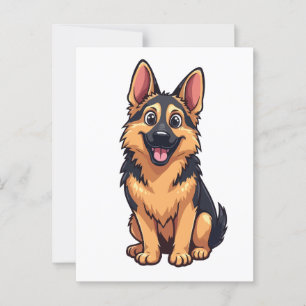 Carte Postale Berger allemand