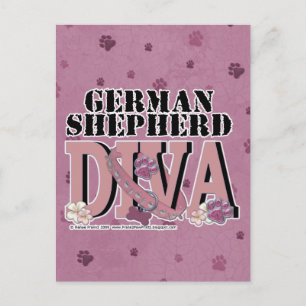 Carte Postale Berger allemand DIVA