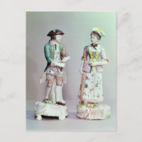 Berger et berger en porcelaine de Plymouth