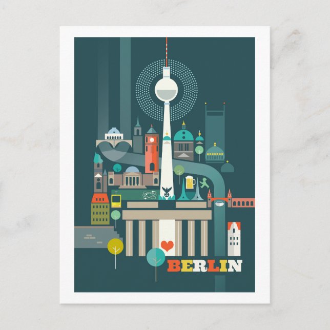 Carte postale Berlin (Devant)