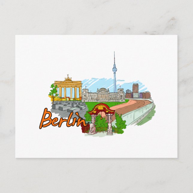 Carte Postale Berlin - Allemagne (Devant)