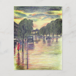 Carte Postale Berlin Allemagne Porte de Brandebourg Brandenburge
