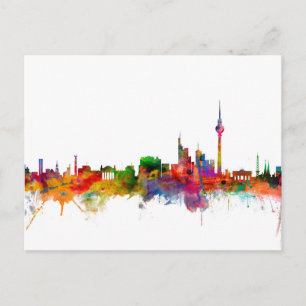 Carte Postale Berlin Allemagne Skyline