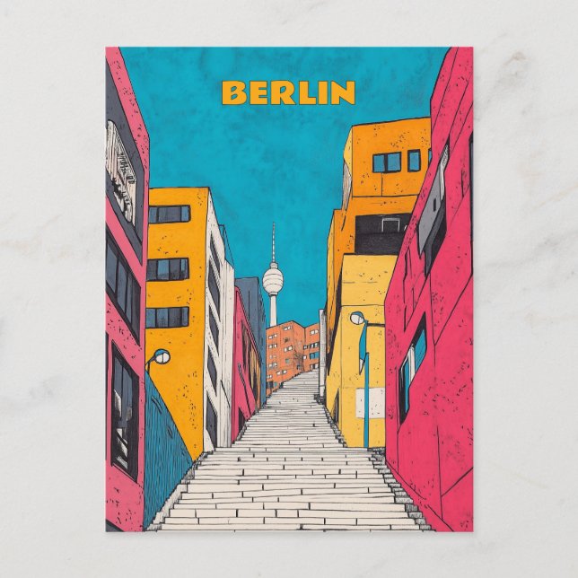 Carte Postale Berlin Allemagne Voyage (Devant)