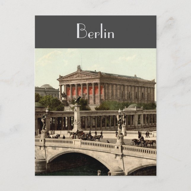 Carte Postale Berlin au XIXe siècle (Devant)