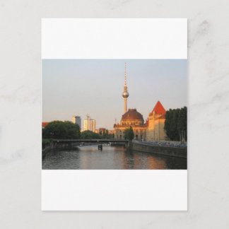 Carte Postale Berlin City Vue sur la rivière Spree