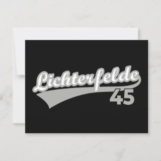Carte Postale Berlin Lichterfelde 45 City Numéro de logo