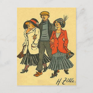 Carte Postale Berliners - Zille - Motif Vintage
