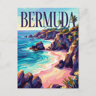 Carte Postale Bermuda rivage sud Bermudes