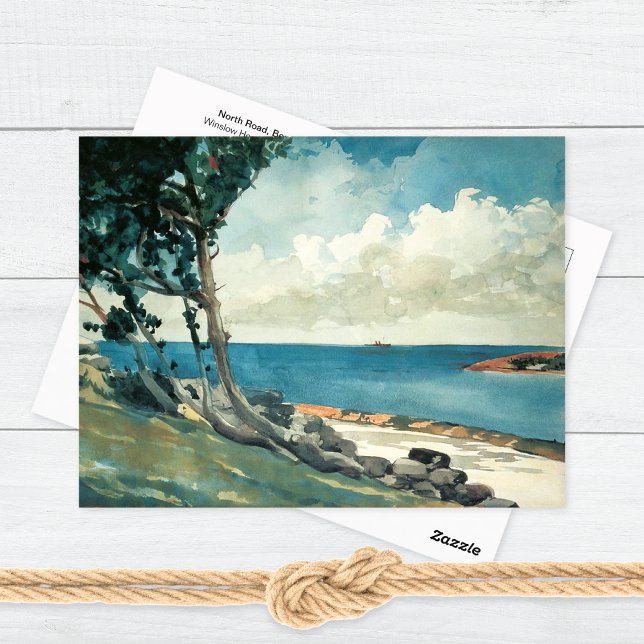 Carte Postale Bermudes North Road Paysage Winslow Homer (Créateur téléchargé)