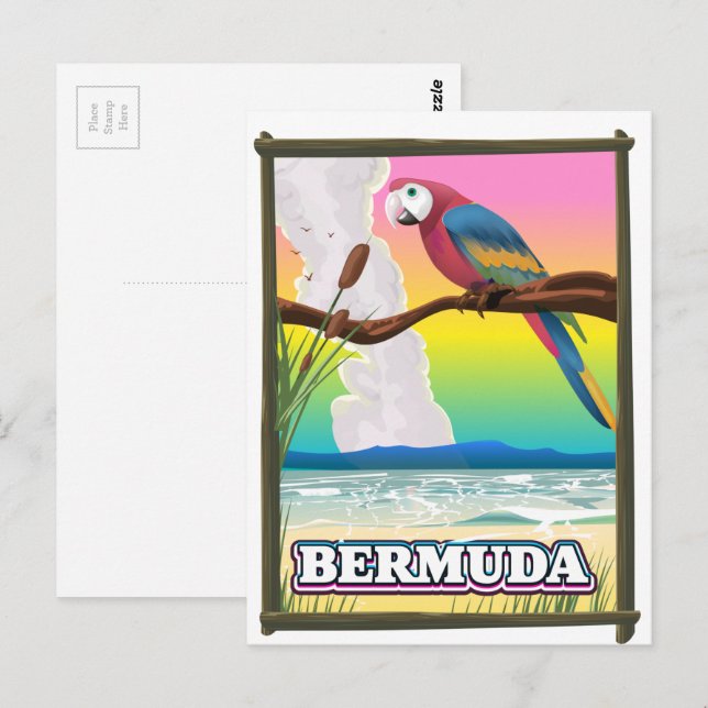 Carte Postale Bermudes Paraside. (Devant / Derrière)