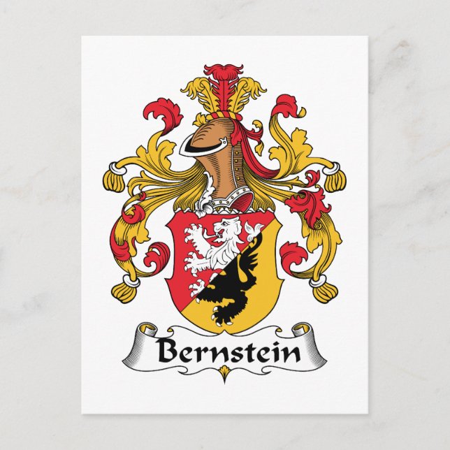 Carte Postale Bernstein Family Crest (Devant)