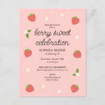 Berry Sweet Celebration fraise fête d'anniversaire